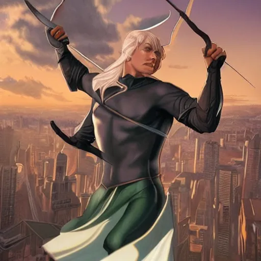 Image similar to Robinhood in tights, by artgerm, 8k HD, trending