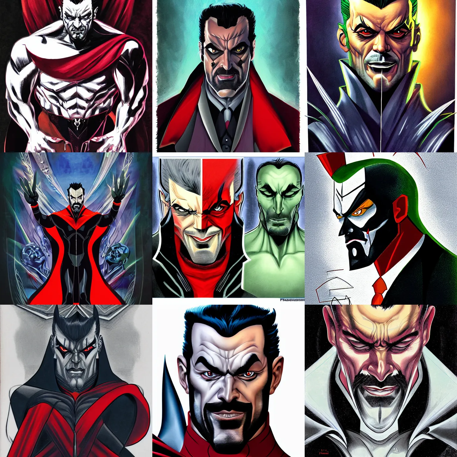 Prompt: portrait of professor sinister, mcu mr sinister, professor of ai & art by gierymski and franciszek starowieyski