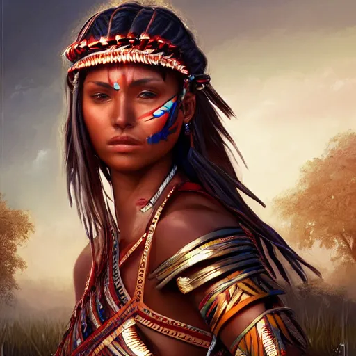 hyperrealistic very beautiful tribal warrior women in | Stable Diffusion