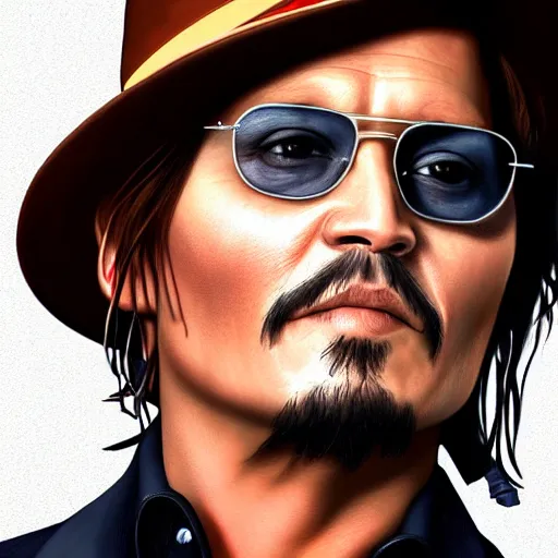 Image similar to Johnny Depp, ultra detail, ultra realist, 8K, 3D, natural light, photorealism