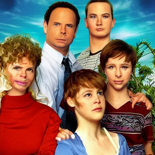 Prompt: “an Arrested Development (tv show) Animorphs book cover”