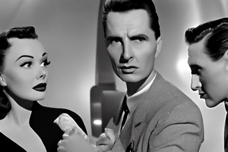 Prompt: movie still from the day the earth stood still, 1 9 5 1