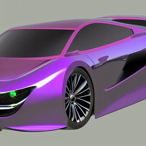 Image similar to concept car, digital art, 3d render, fast, motion blur, neon