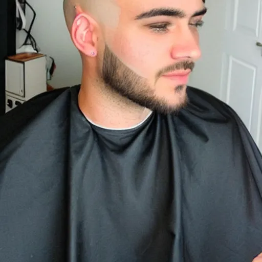 super cool buzzed haircut for a man | Stable Diffusion