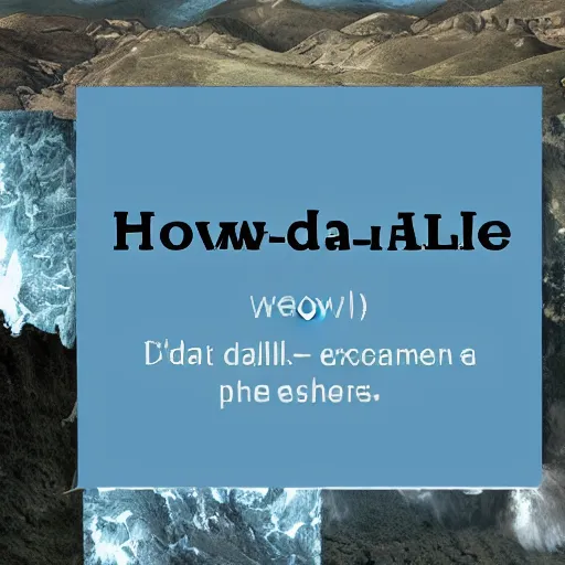 Prompt: how dall-e see itself