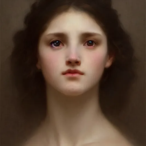 Image similar to a beautiful portrait of a walkyrie by william - adolphe bouguereau and greg rutkowski trending on artstation