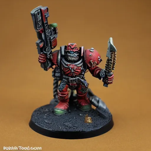 Image similar to warhammer 4 0 k ork figurine