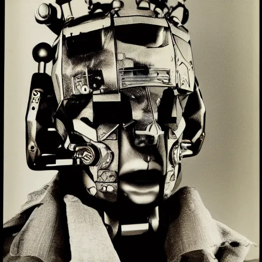 Image similar to A Japanese-French cyborg, portrait, Taschen, by David Bailey