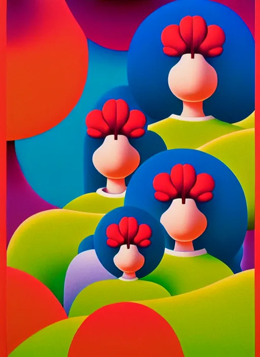 Image similar to flower men by shusei nagaoka, kaws, david rudnick, airbrush on canvas, pastell colours, cell shaded, 8 k