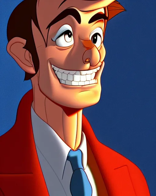 Prompt: handsome adult man character portrait, by don bluth, highly detailed, dynamic shadows, 4 k, wallpaper - 1 0 2 4