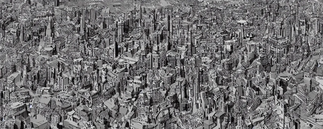 Prompt: A entire city designed by Antoni Gaudí. 4K. Trending on artstation.
