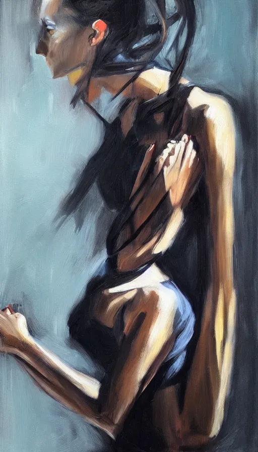 Image similar to techno artwork, by emilia wilk