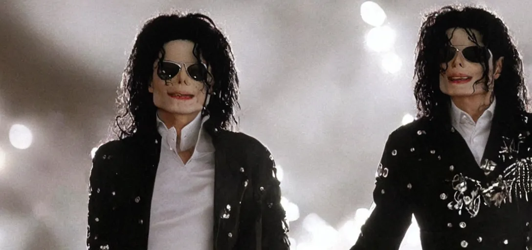 Prompt: Michael Jackson in a New music video, 2022