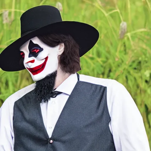 Image similar to amish joker