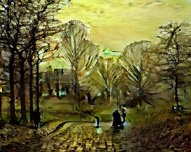 Image similar to john atkinson grimshaw