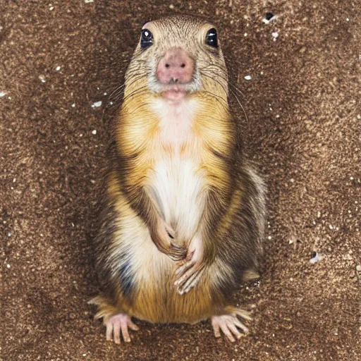 Image similar to Prairie dog cross pig cross Pygmy marmoset, studio photography