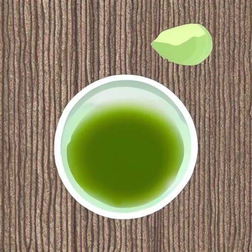 Prompt: A photorealistic photograph of Cup of Matcha Green tea, 2022