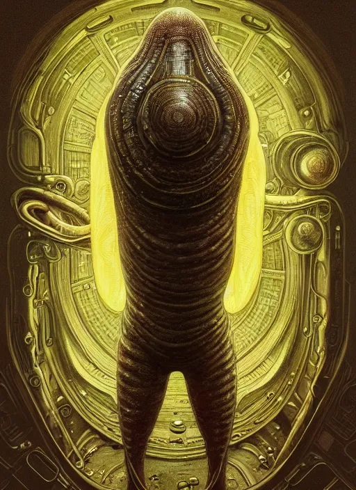 Prompt: far away, full body shot of elon musk as slimy anthropomorphic mollusk character, drool, intricate, elegant, highly detailed, digital painting, artstation, concept art, wallpaper, smooth, sharp focus, illustration, art by h. r. giger and artgerm and greg rutkowski and alphonse mucha