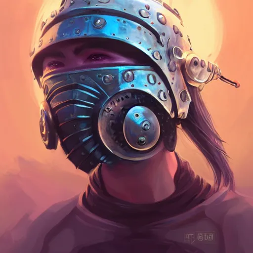 Image similar to cyberpunk viking helmet mask warrior goddess robot ninja fantasy, art gta 5 cover, official fanart behance hd artstation by jesper ejsing, by rhads, makoto shinkai and lois van baarle, ilya kuvshinov, ossdraws