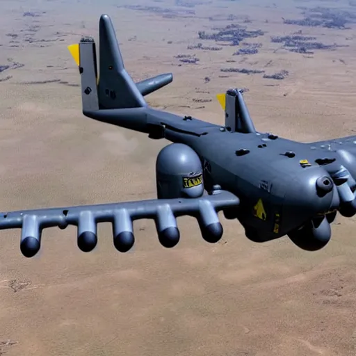 Image similar to ac - 1 3 0 dropping minions into the battlefield