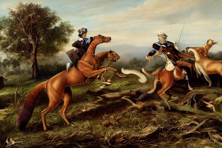 Image similar to fox hunt by randolph