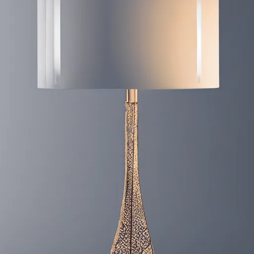 Image similar to luxury table lamp with a swan shape, intricate details, designed by swarovski, advertising photography