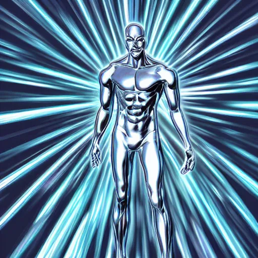 silver surfer character in the deep universe, epic | Stable Diffusion |  OpenArt