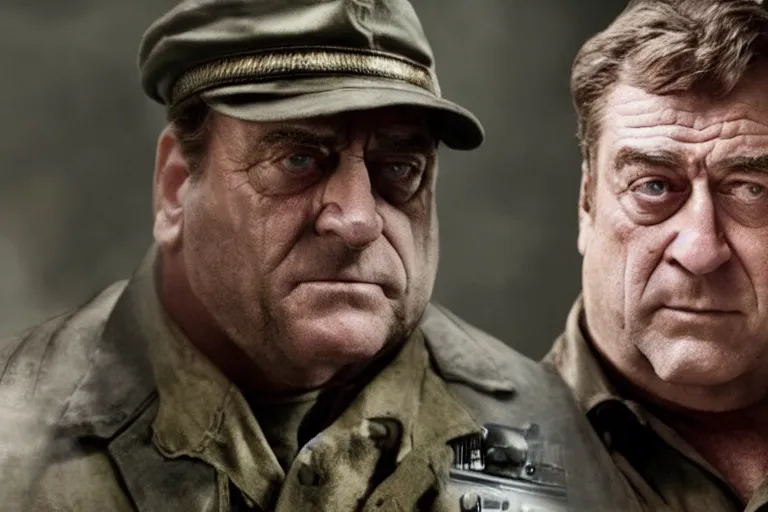 Image similar to john goodman as tank dempsey from call of duty zombies