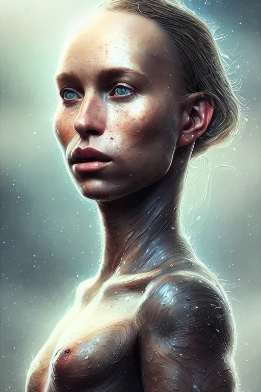 Prompt: epic professional digital art of stunningly gorgeous female starship mechanic, heavily scaled skin and face, by leesha hannigan, iris van herpen, artstation, cgsociety, wlop, epic, much wow, much detail, gorgeous, detailed, masterpiece