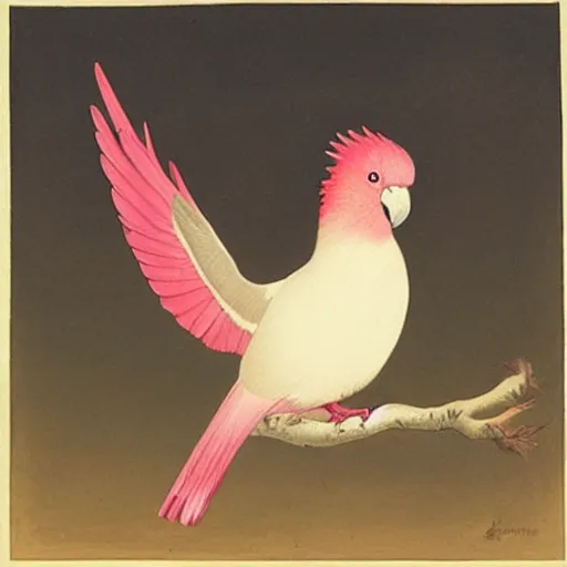 Prompt: “ painting of australian galah, by john james audubon ”