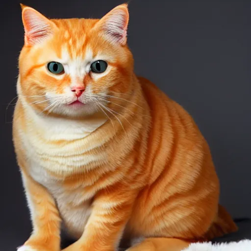 Image similar to photo of fat orange tabby cat