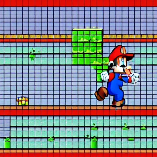 Image similar to Super Mario game sprites