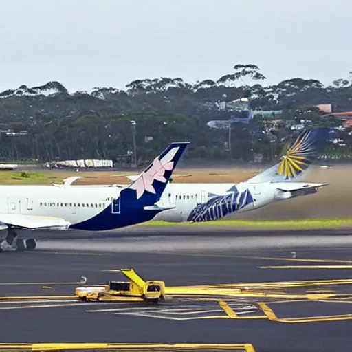 Image similar to well the last plane out of sydney's almost gone