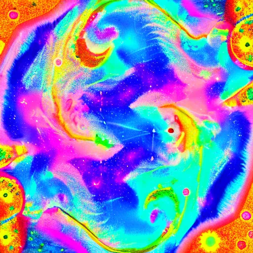 Image similar to a cosmic ice - cream, digital art