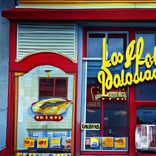 Prompt: Los Pollos Hermanos storefront hd photo