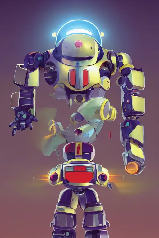 Image similar to metabots medabots medarotto medarot robot minimalist comics helmet mask neon cybereye, behance hd by jesper ejsing, by rhads, makoto shinkai and lois van baarle, ilya kuvshinov, rossdraws global illumination ray tracing hdr radiating a glowing aura