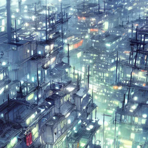 Prompt: Flame Contaminated City of Fuyuki, anime concept art by Makoto Shinkai