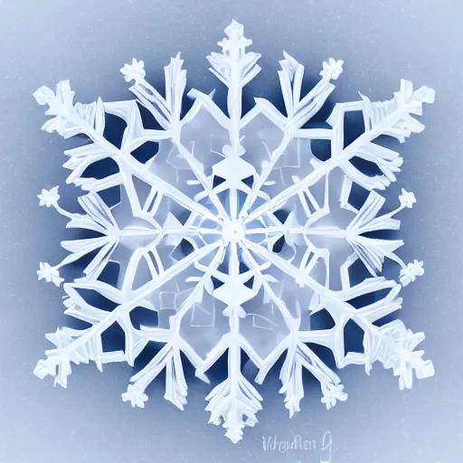 Prompt: an alien snowflake, white background, studio lighting, macro lens, dslr