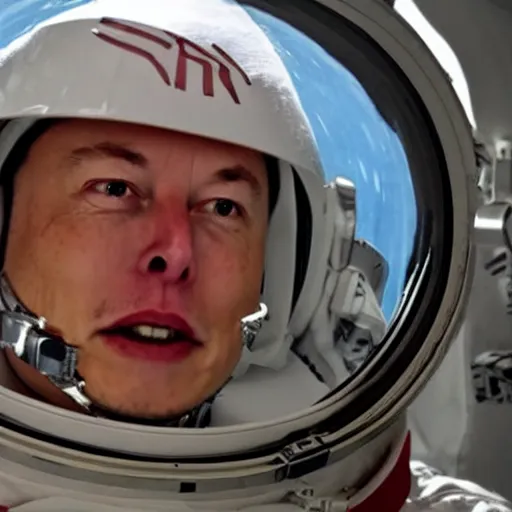 Prompt: elon musk as an astronaut in mars, highly detailed