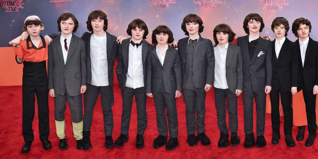 Prompt: stranger things cast