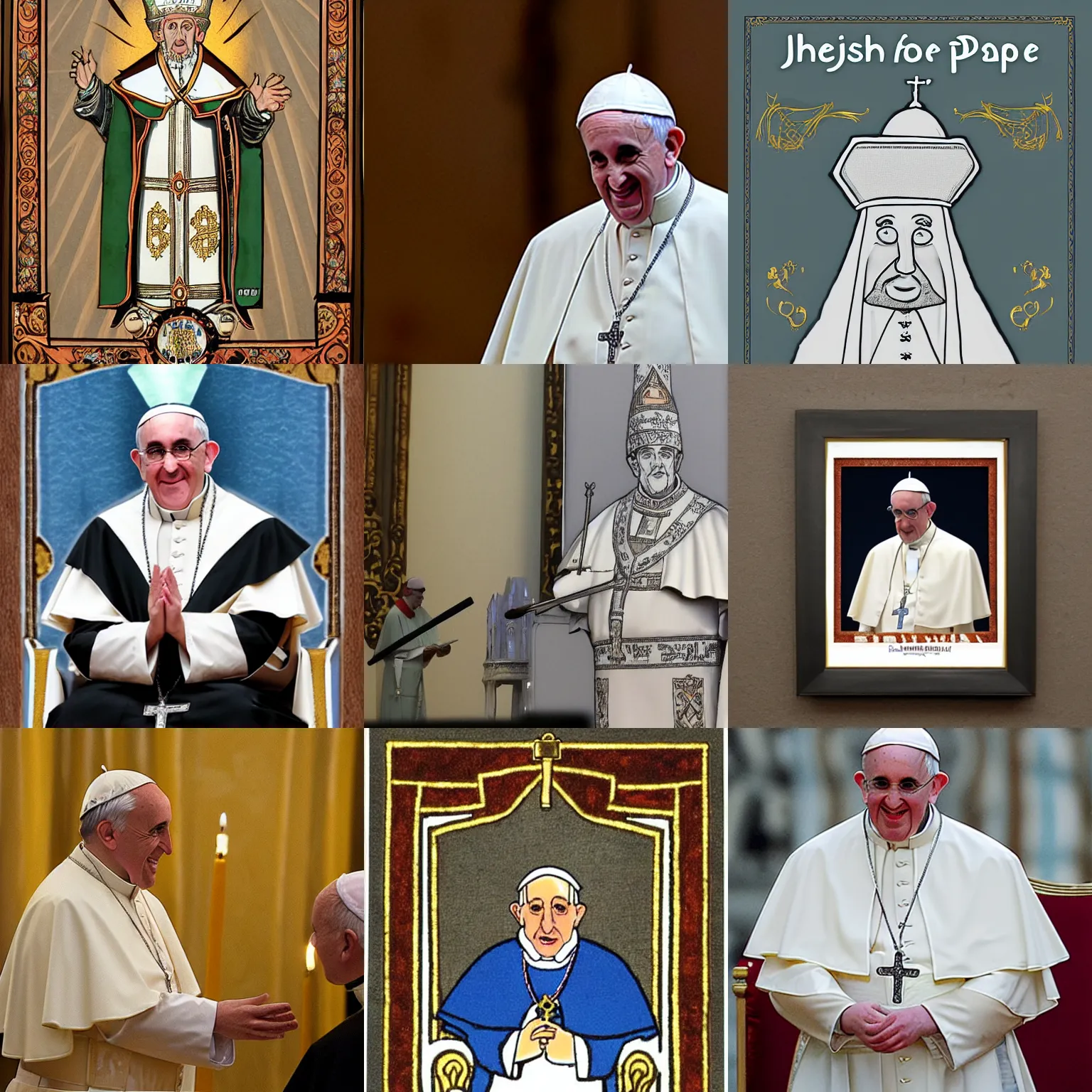 Prompt: jewish pope