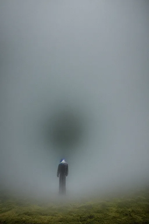 Image similar to brocken spectre, lost in the lake, magic portal