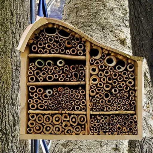 Image similar to insect hotel designed by Gaudi