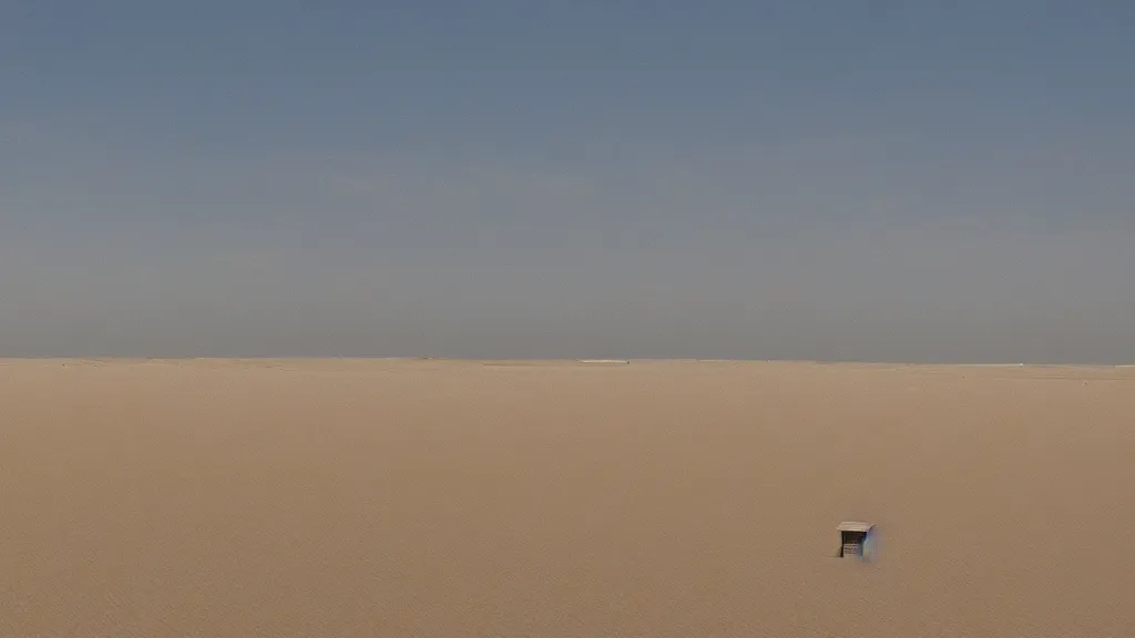 Image similar to patrick j. jones. rutkowski. the last tower looms above the dunes. sand. lonely. isolated. 3 8 4 0 x 2 1 6 0