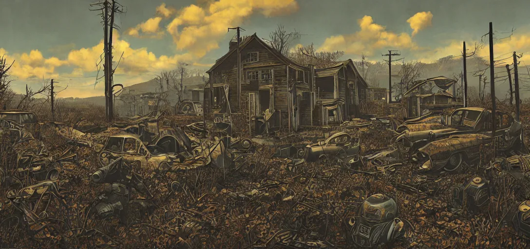 Prompt: Fallout 4, painting by Jeffrey Smith