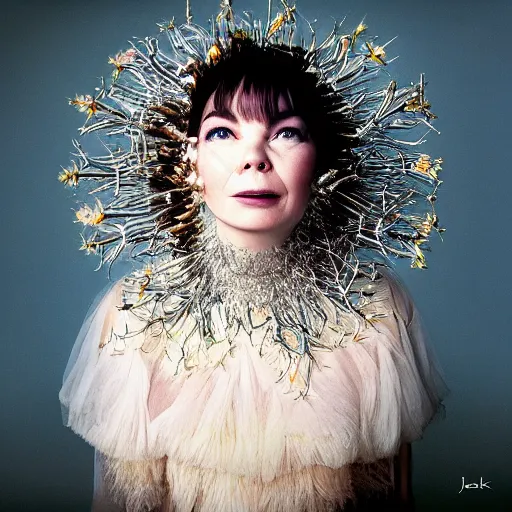 Image similar to bjork album cover