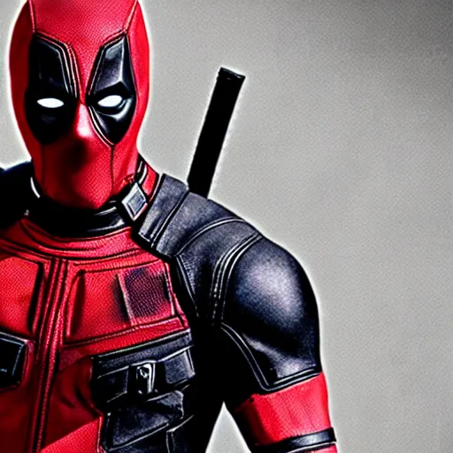 Image similar to deadpool in the walking dead 4 k detailed super realistic