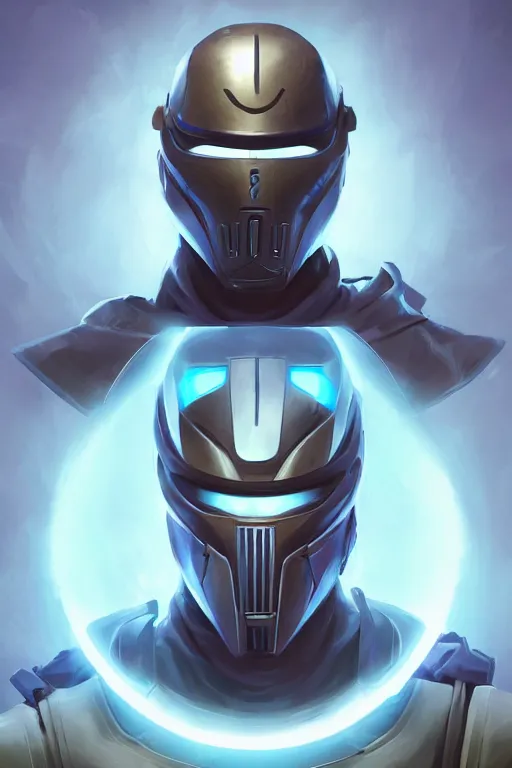 Image similar to epic mask helmet robot ninja portrait stylized as fornite style game design fanart by concept artist gervasio canda, behance hd by jesper ejsing, by rhads, makoto shinkai and lois van baarle, ilya kuvshinov, rossdraws global illumination radiating a glowing aura global illumination ray tracing hdr render in unreal engine 5