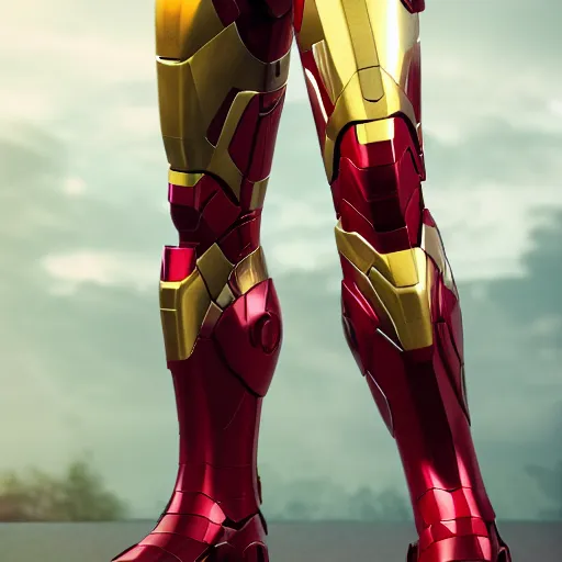 Image similar to iron man suit as a female, octane render, cinematic, photography, 8 k
