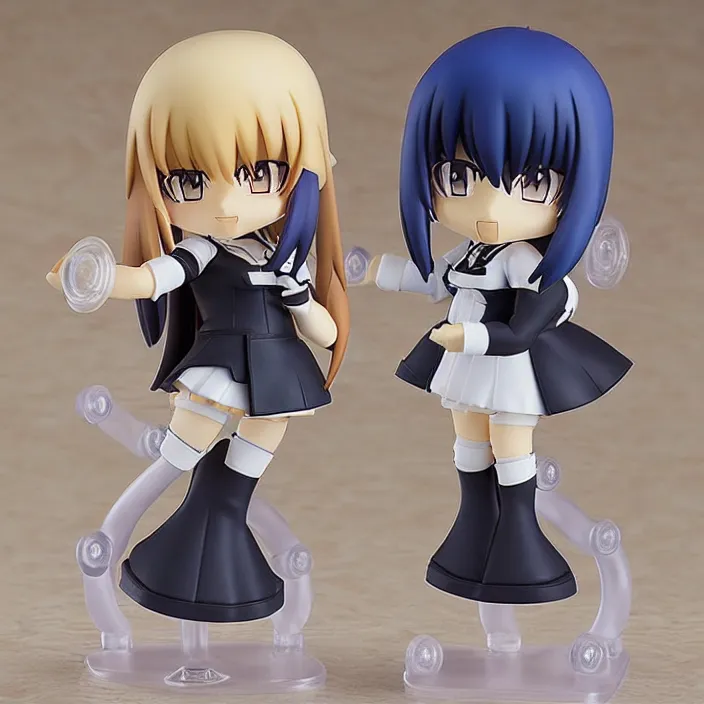 Image similar to stocking anarchy, an anime nendoroid of stocking anarchy, figurine, detailed product photo